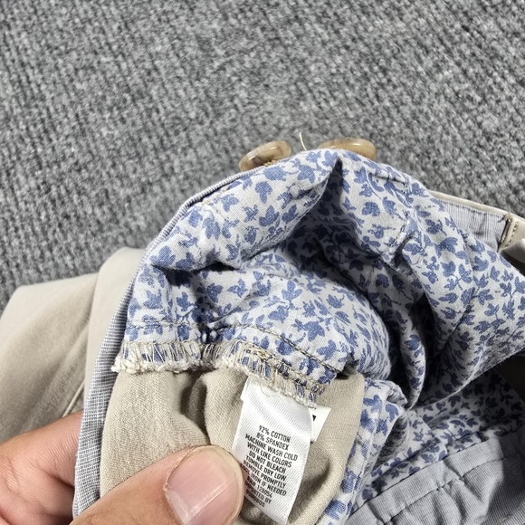 Bonobos Pants Mens 34x32 Slim Stretch Chinos Flat Front Casual Cotton Blend - Picture 5 of 16